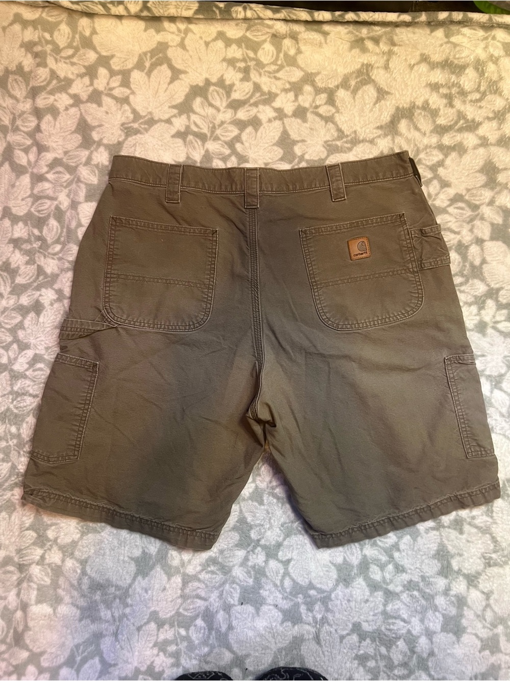 Carhartt Men's Olive Green Cargo Work Shorts